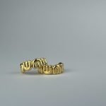 Gold Vermeil Half Hoop Earrings